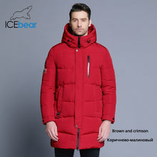 Load image into Gallery viewer, ICEbear 2019 Hot Sale Winter Warm Windproof Hood Men Jacket Warm Men Parkas High Quality Parka Fashion Casual Coat MWD18856D