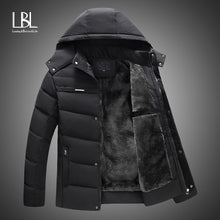 Load image into Gallery viewer, New 2018 Men Jacket Coats Thicken Warm Winter Windproof Jackets Casual Mens Down Parka Hooded Outwear Cotton-padded Jacket