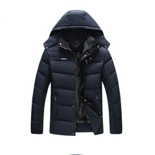 Load image into Gallery viewer, New 2018 Men Jacket Coats Thicken Warm Winter Windproof Jackets Casual Mens Down Parka Hooded Outwear Cotton-padded Jacket