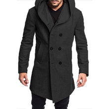 Load image into Gallery viewer, ZOGAA Fashion Mens Trench Coat Jacket Spring Autumn Mens Overcoats Casual Solid Color Woolen Trench Coat for Men Clothing 2019